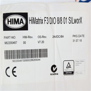 HIMA F3 DIO 8-8 01 MICROPROCESSOR New AUTOMATION Controller MODULE DCS PLC Module