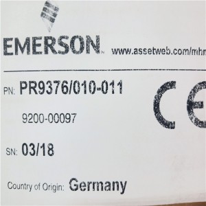 EMERSON PR9376 010-011 MICROPROCESSOR New AUTOMATION Controller MODULE DCS PLC