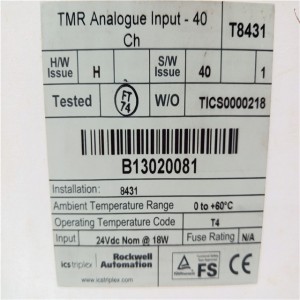 TICS Triplex 9831 Analog input TA, 16 channel, simplex, non-isolated