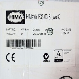 HIMA F35 03 MICROPROCESSOR New AUTOMATION Controller MODULE DCS PLC Module